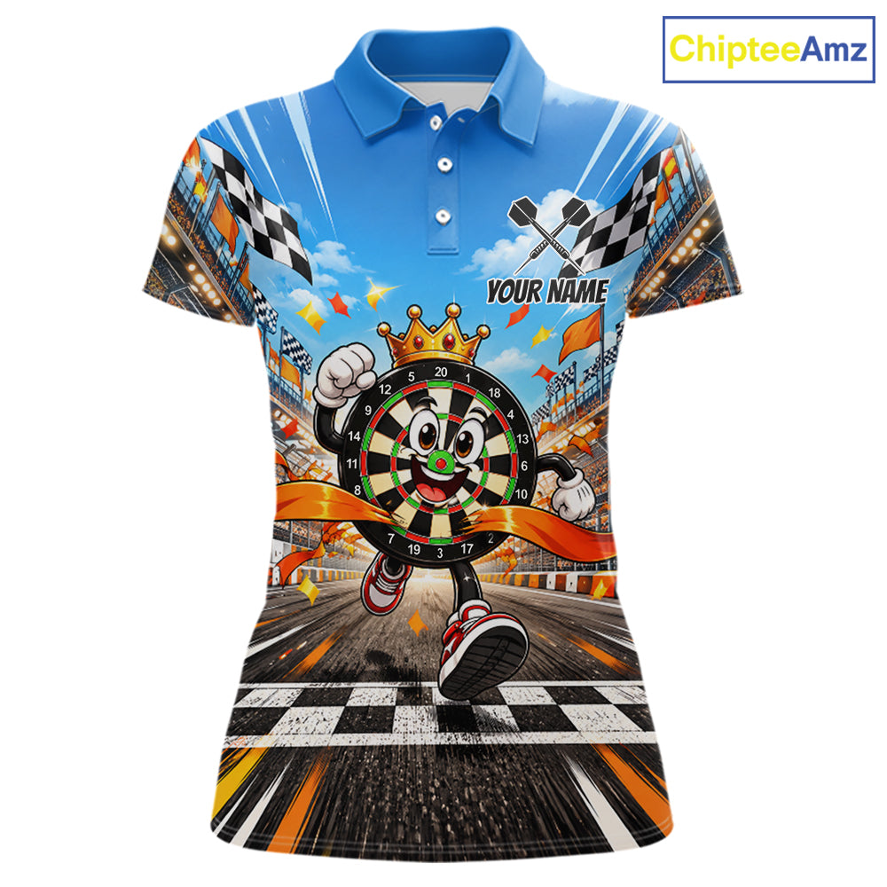 Personalized Racing Darts Winner Jersey For Women Custom Funny Darts Team Shirt Darts Gifts NYN5106