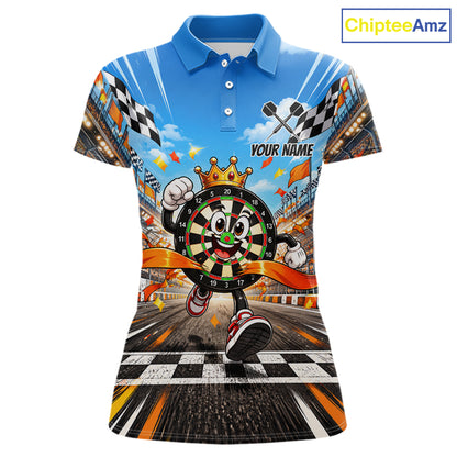 Personalized Racing Darts Winner Jersey For Women Custom Funny Darts Team Shirt Darts Gifts NYN5106