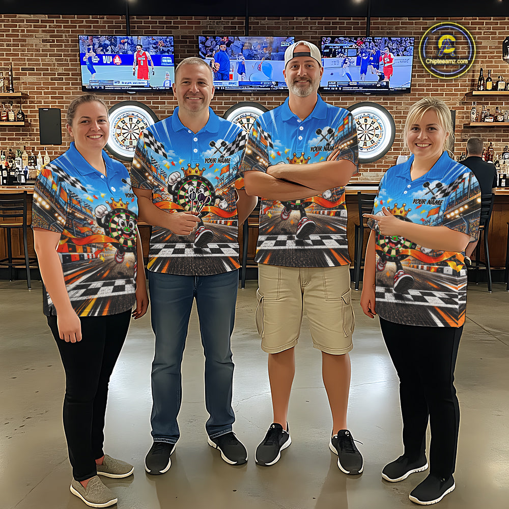 Personalized Racing Darts Winner Jersey For Women Custom Funny Darts Team Shirt Darts Gifts NYN5106