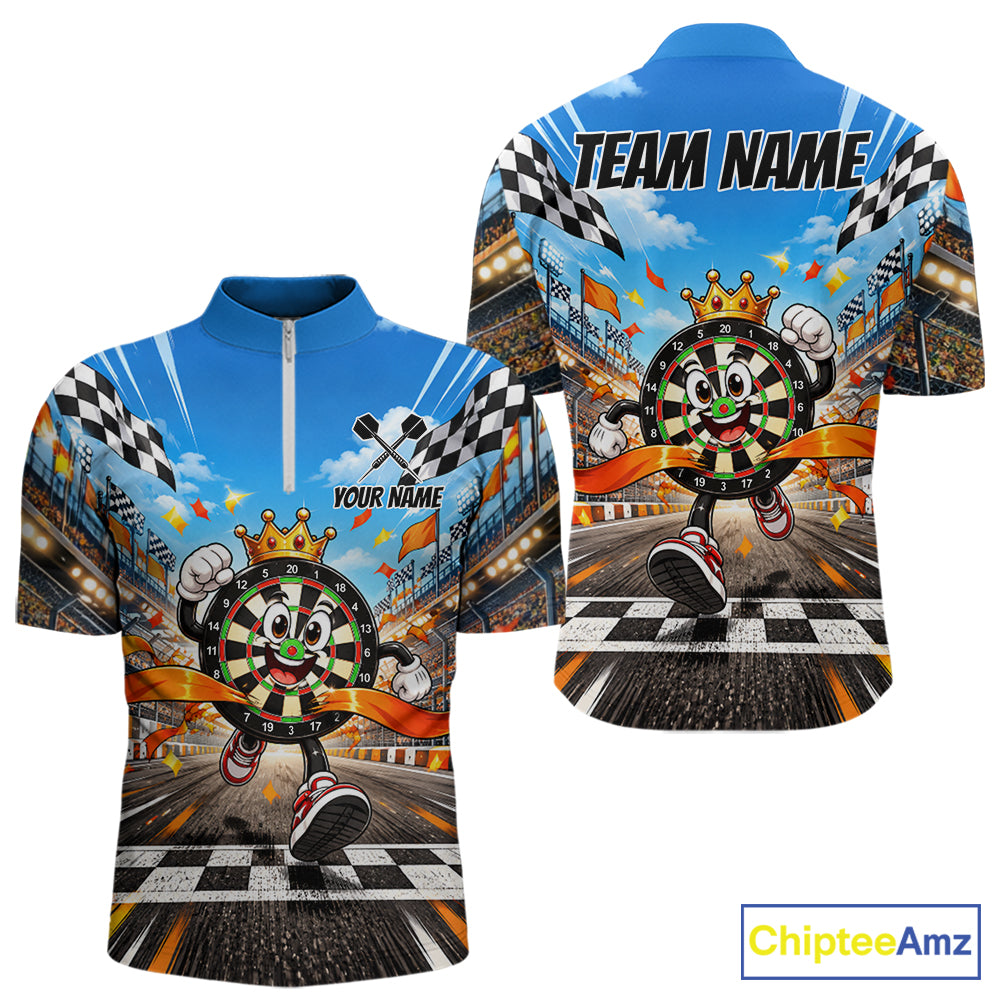 Personalized Racing Darts Winner Jersey For Men Custom Funny Darts Team Shirt Darts Gifts NYN5106