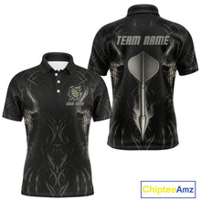 Load image into Gallery viewer, Custom Men's Dart Shirt - Team Jersey With Name | Silver Dart Arrow For Dart Players NYN0434