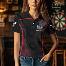 Load image into Gallery viewer, Custom Wings Dart Arrow Triangles Halftone Dart Shirts For Woen, Dart Team Jerseys NYN0080
