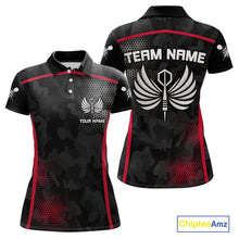 Load image into Gallery viewer, Custom Wings Dart Arrow Triangles Halftone Dart Shirts For Woen, Dart Team Jerseys NYN0080