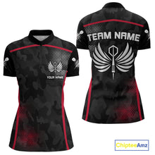Load image into Gallery viewer, Custom Wings Dart Arrow Triangles Halftone Dart Shirts For Woen, Dart Team Jerseys NYN0080