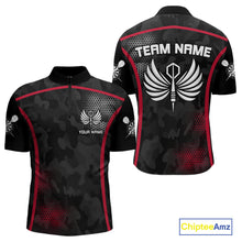 Load image into Gallery viewer, Custom Wings Dart Arrow Triangles Halftone Dart Shirts For Men, Dart Team Jerseys NYN0080