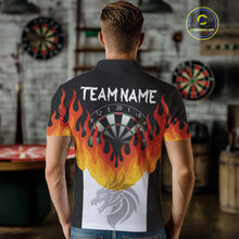 Load image into Gallery viewer, Dragon Fire Flame Dartboard Custom Dart Shirt For Men, Dart Team Jerseys NYN0090