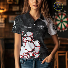 Load image into Gallery viewer, Skull Dart Boards Custom Multi-Color Dart Shirt For Women, Dart Team Jerseys NYN0095