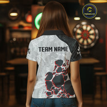 Load image into Gallery viewer, Skull Dart Boards Custom Multi-Color Dart Shirt For Women, Dart Team Jerseys NYN0095