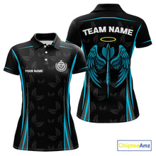 Load image into Gallery viewer, Azure Wings With Dart Arrow Women&#39;s Funny Darts Shirt - Custom Name For Darts Jersey NYN0495