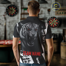 Load image into Gallery viewer, Dark Lion Dartboard Men's Darts Polo Shirt - Custom Name For Players NYN0744