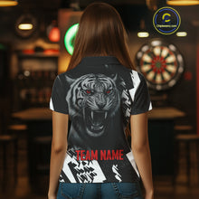 Load image into Gallery viewer, Dark Lion Dartboard Women&#39;s Darts Polo Shirt - Custom Name For Players NYN0744