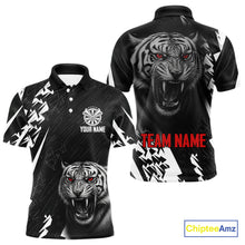 Load image into Gallery viewer, Dark Lion Dartboard Men's Darts Polo Shirt - Custom Name For Players NYN0744