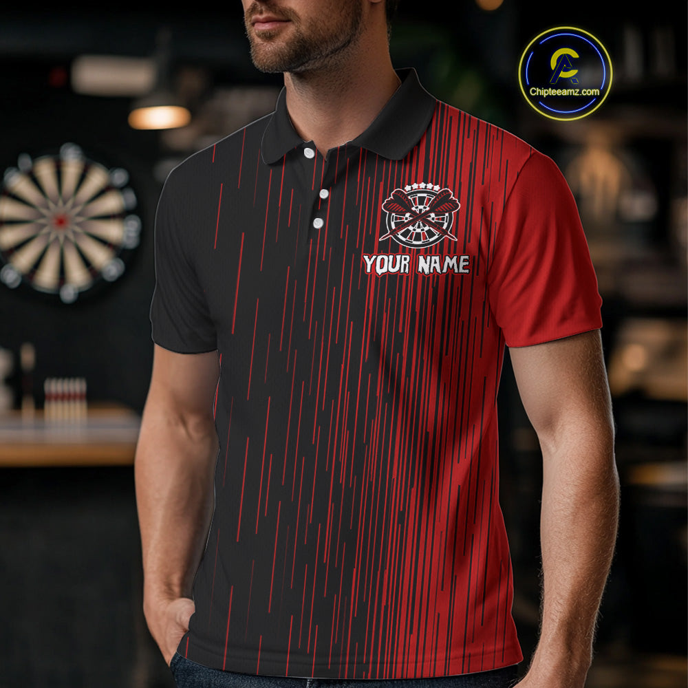 Custom American Flag Dartboards Patriotic Dart Shirts For Men Dart Tournament Jerseys NYN0051