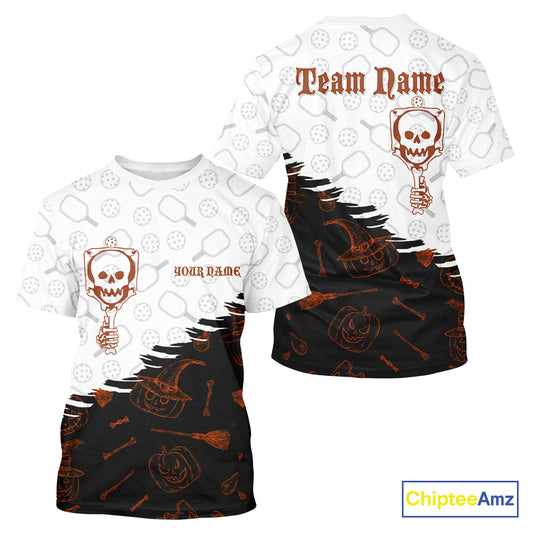 Halloween Pickleball T-Shirt For Men Personalized Pickle Lovers, Halloween Pickleball Gifts NYN1174