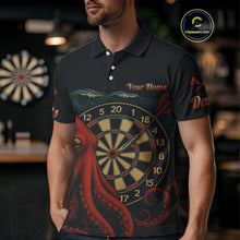 Load image into Gallery viewer, Scarlet Octopus Dart Team Shirt For Men Players – Unique Custom With Player Name NYN0344