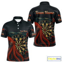 Load image into Gallery viewer, Scarlet Octopus Dart Team Shirt For Men Players – Unique Custom With Player Name NYN0344