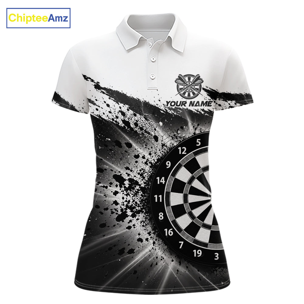 Custom Panther Darts Shirt For Women Personalized Splatter Black Dartboard Jersey Panther Darts Team Gift NYN4956