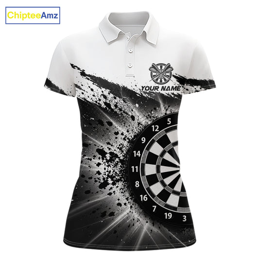 Custom Panther Darts Shirt For Women Personalized Splatter Black Dartboard Jersey Panther Darts Team Gift NYN4956