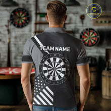 Load image into Gallery viewer, Skeleton Running Black Pattern Dartboards Dart Shirts For Men, Dart Jerseys NYN0055