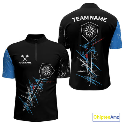 Dart Arrow Scratches Effect Custom Dart Shirt For Men, Dart Team Jerseys NYN0215