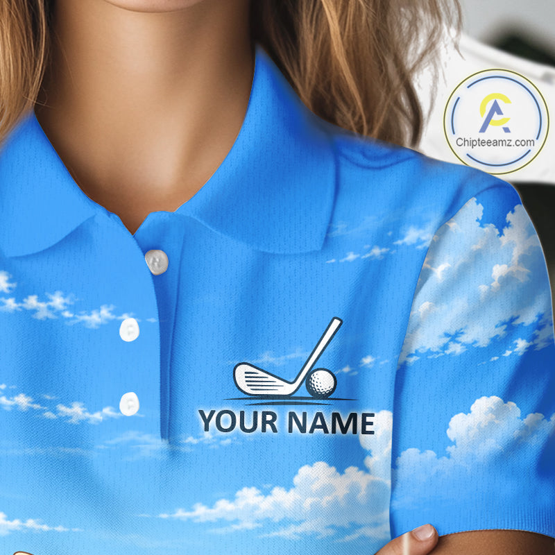 Chihuahua Golf Team Shirt Custom Funny Golf Polos For Women Matching Couples Golf Shirts NYN4440