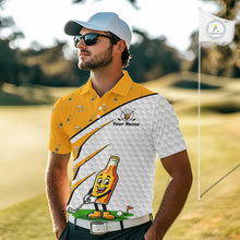 Load image into Gallery viewer, Funny Mens Golf Polo Team Shirt Personalized Cheer Beer Clothing Golf Tops For Golfers NYN3260