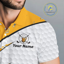 Load image into Gallery viewer, Funny Mens Golf Polo Team Shirt Personalized Cheer Beer Clothing Golf Tops For Golfers NYN3260