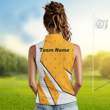 Load image into Gallery viewer, Funny Womens Golf Sleeveless Polo Shirt Personalized Cheer Beer Clothing Golf Tops For Golfers NYN3260