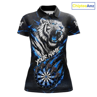 Custom Blue Claws Tiger Dart Shirts For Women Thunder Tiger Dart Team Shirt Darter Clothing Outfits NYN2887
