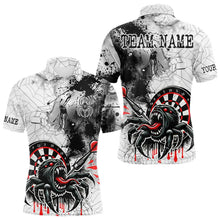 Load image into Gallery viewer, Personalized Dripping Black And Red Spider Dart Shirts For Men, Custom Dart Jerseys NYN0009