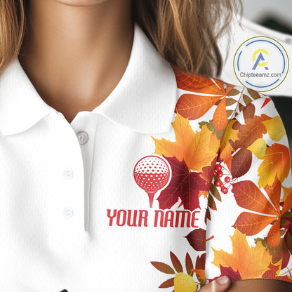 Funny Turkey Women Golf Polo Shirts Custom Thanksgiving Womens Golf Outfits, Unique Golf Gifts NYN4171