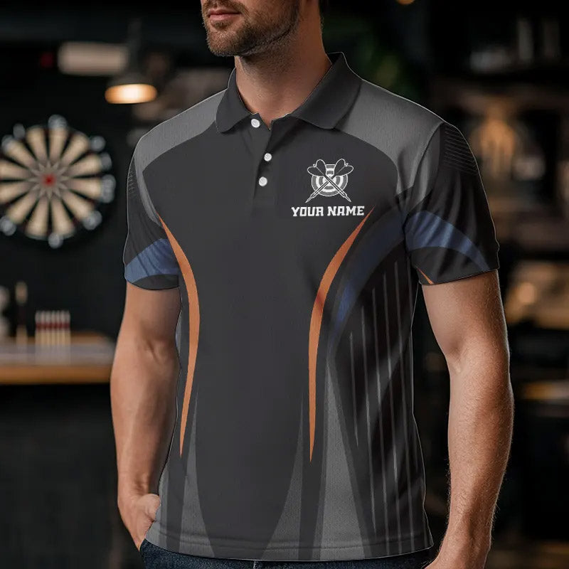 Custom Goat With Beer Funny Dart Shirts For Men, Dart Team Jerseys NYN0023
