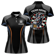 Load image into Gallery viewer, Custom Goat With Beer Funny Dart Shirts For Women, Dart Team Jerseys NYN0023