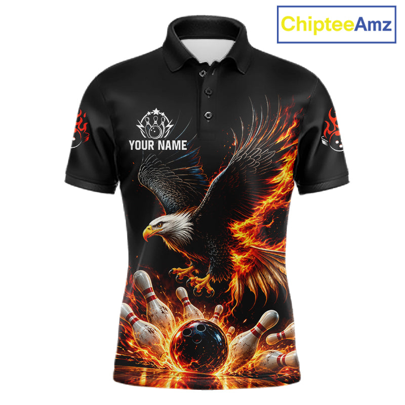 Cosmic Neon Bowling Polo 1/4-Zip Shirt For Men Custom Pink Glowing Butterfly Bowling Jersey Team Uniform NYN4626