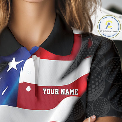 Mannequin wearing a colorful polo shirt with 'Your Name' text