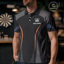 Load image into Gallery viewer, Custom Wolf With Beer Funny Dart Polo Shirts For Men Dart Team Jerseys NYN1552