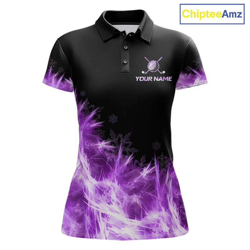 Icy Purple Light Womens Golf Polo Shirt Customize Golf Gifts For Men Golf Team Shirts, Golf Gifts NYN4040