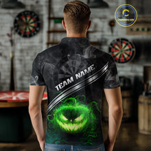 Load image into Gallery viewer, Halloween Men Darts Shirt Personalized Green Pumpkin Dartboard, Halloween Dart Jerseys NYN1164