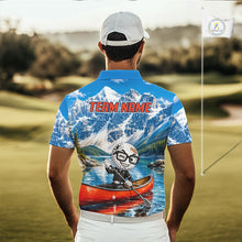 Load image into Gallery viewer, Golf Ball Canoe Golf Apparel Funny Golf Polos For Men Custom Golf Team Outfits, Upf Golf Shirts NYN3322