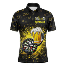 Load image into Gallery viewer, Funny Dartboard Cheer Beer Darts Team Shirt For Men Personalized Dart Polo Jerseys NYN2574