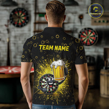 Load image into Gallery viewer, Funny Dartboard Cheer Beer Darts Team Shirt For Men Personalized Dart Polo Jerseys NYN2574
