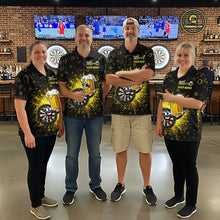 Load image into Gallery viewer, Funny Dartboard Cheer Beer Darts Team Shirt For Men Personalized Dart Polo Jerseys NYN2574