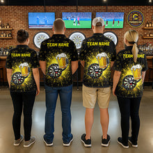 Load image into Gallery viewer, Funny Dartboard Cheer Beer Darts Team Shirt For Men Personalized Dart Polo Jerseys NYN2574