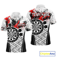 Load image into Gallery viewer, Dartboard Halftone Hexagon Grunge Darts Shirt For Men - Personalized Name For Players NYN0681