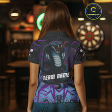 Load image into Gallery viewer, Fierce Cobra Multi Color Grunge Women&#39;s Dart Shirt - Custom Name For Darts Jersey NYN0456