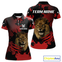 Load image into Gallery viewer, Grunge Lion Dartboard Custom Quarter-Zip Shirt For Women - Darts Team Jersey NYN0707