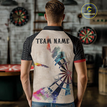 Load image into Gallery viewer, Human Play Darts Custom Colorful Darts Polo Shirt For Men - Darts Team Jersey NYN0729