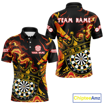 Custom Yellow Honeycomb Bees Skull Dartboards Dart Shirts For Men Dart Team Jerseys NYN0053