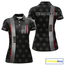 Load image into Gallery viewer, Custom Patriotic Faith Cross Dart Polo Shirts For Women, US Dart Team Jerseys NYN0771