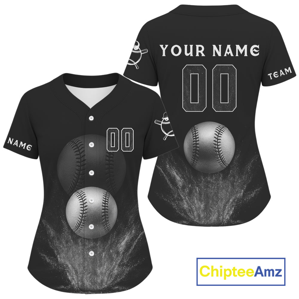 Baseball Jersey For Women Personalized Silver Baseball Shirt, Youth Baseball Jerseys NYN1116